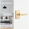 Sure-Loc Hardware Sure-Loc Hardware Levanto Privacy Rosette, Satin Brass, Knurled Grip in Satin Brass LV102 SB GRIP-KN SB - alternate 3
